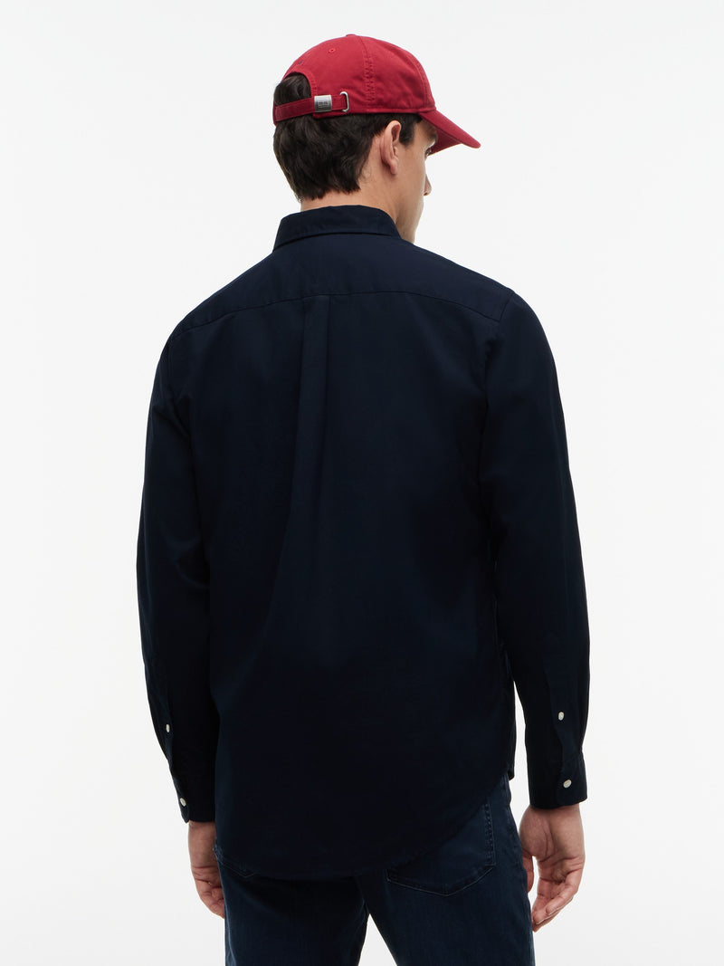 Regular Fit Solid Poplin Shirt