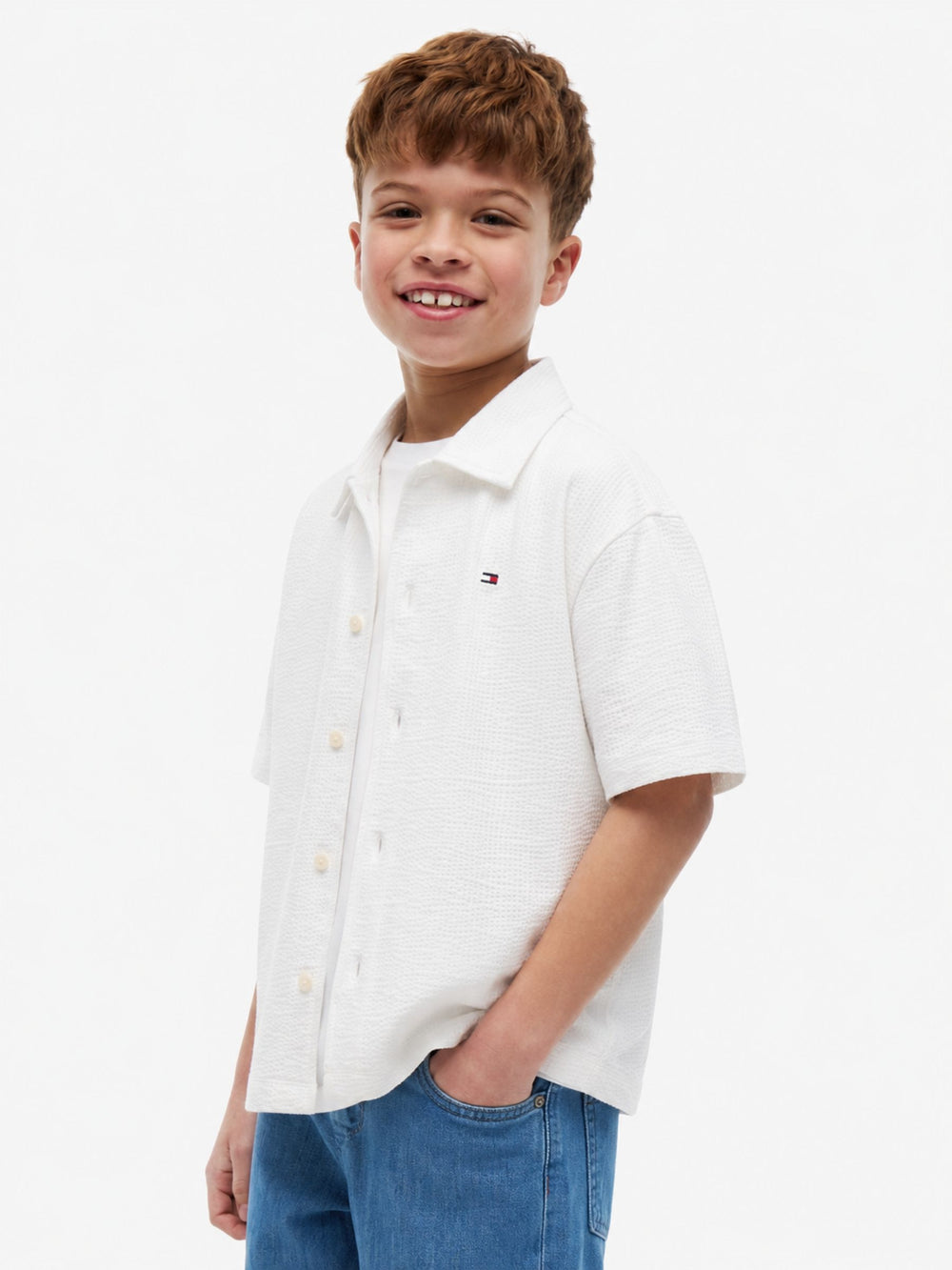 Kids Seersucker Shirt