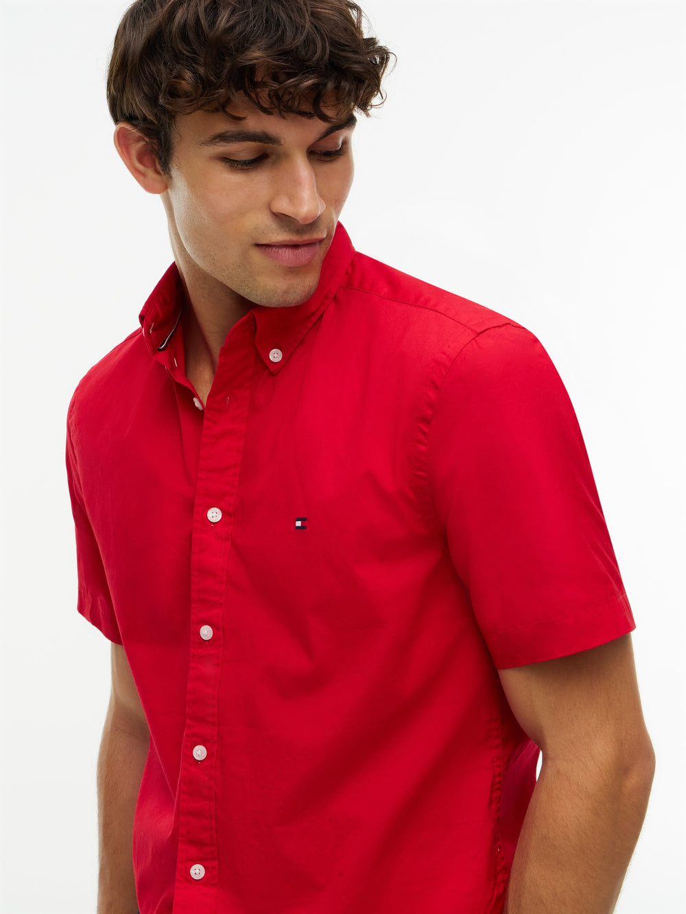 Regular Fit Solid Poplin Shirt