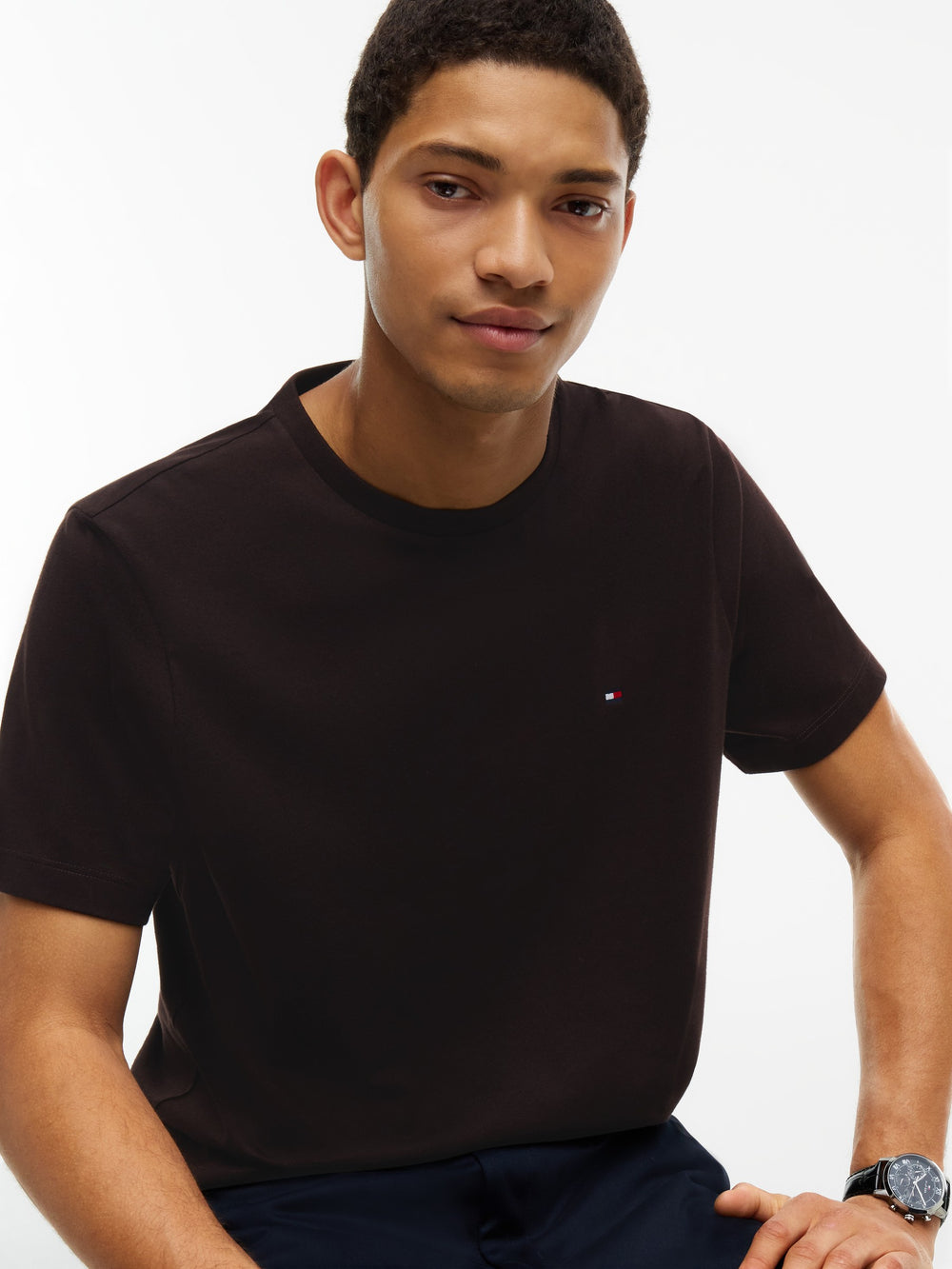 Regular Fit Solid Tshirt
