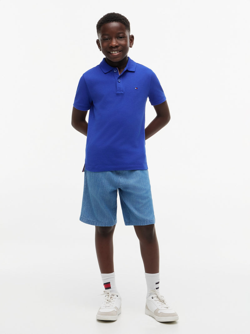 Kids Solid Polo