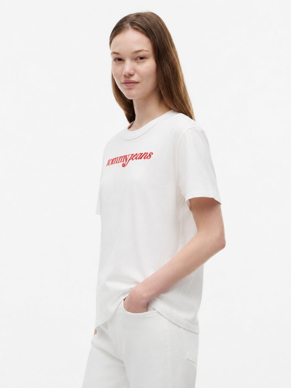 Solid Relaxed Fit Half Sleeve Cotton Jersey T-Shirt