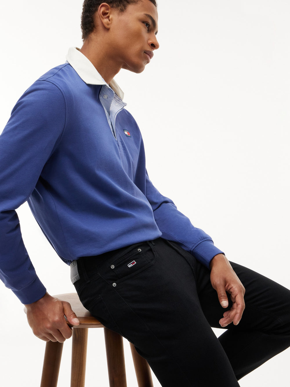 Austin Slim Tapered Clean Black Jeans