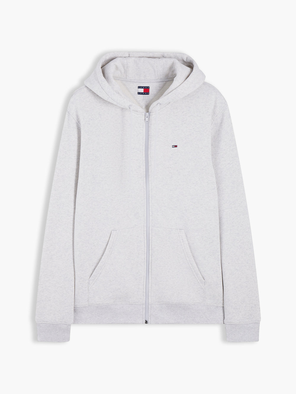 Regular Fit Brushed Fleece Hooded Zip Thru Sweatshirt