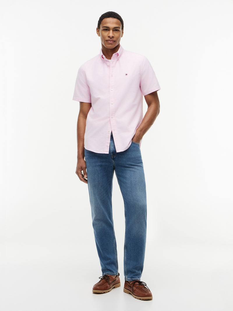 Regular Fit Solid Oxford Shirt