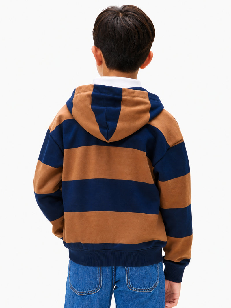 Kids Archive Terry Quarter-Button Hoodie