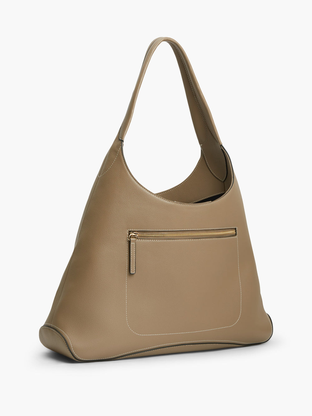 Solid Pu Shoulder Bag