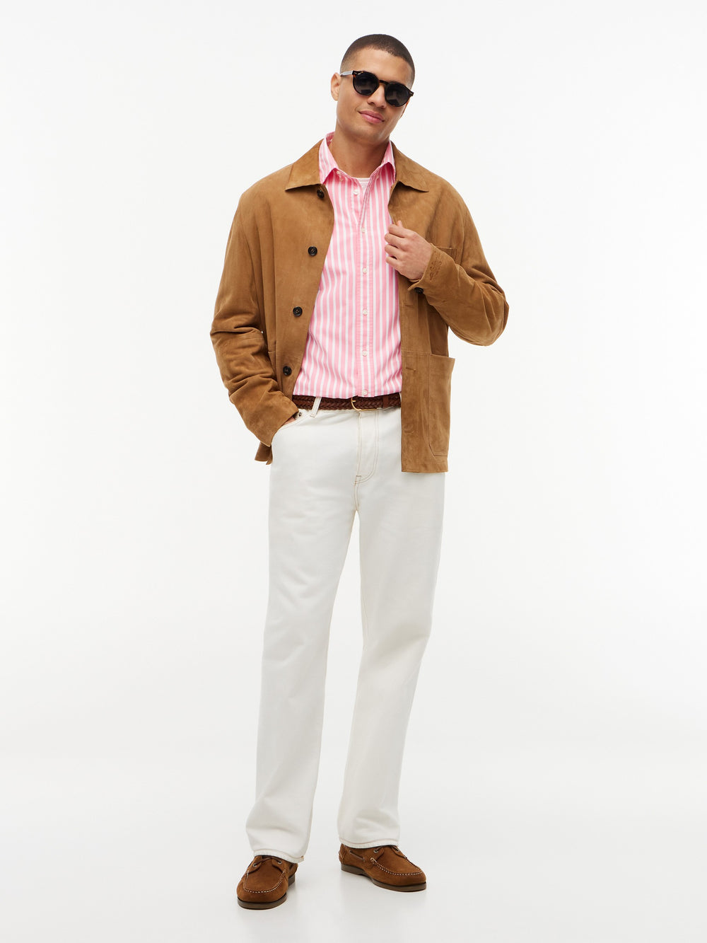 Regular Fit Stripe Poplin Shirt