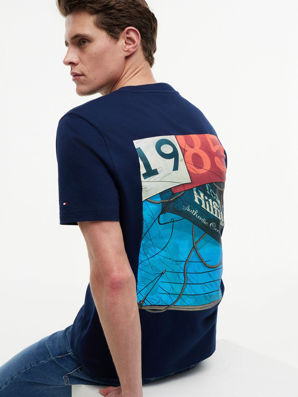Regular Fit Back Print Tshirt