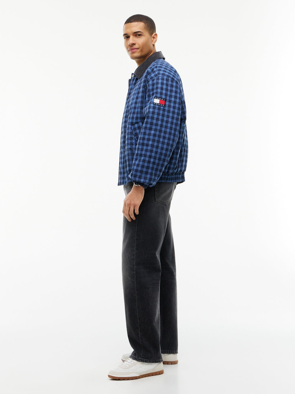 Men Otis Regular Straight Washed Black Jeans