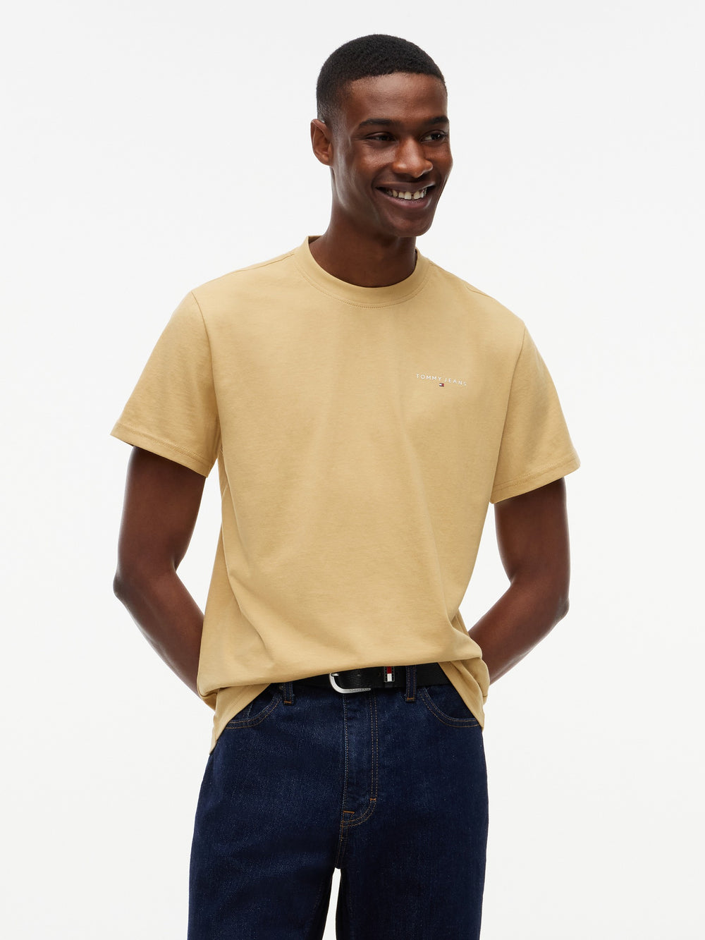Slim Fit Linear Logo T-Shirt