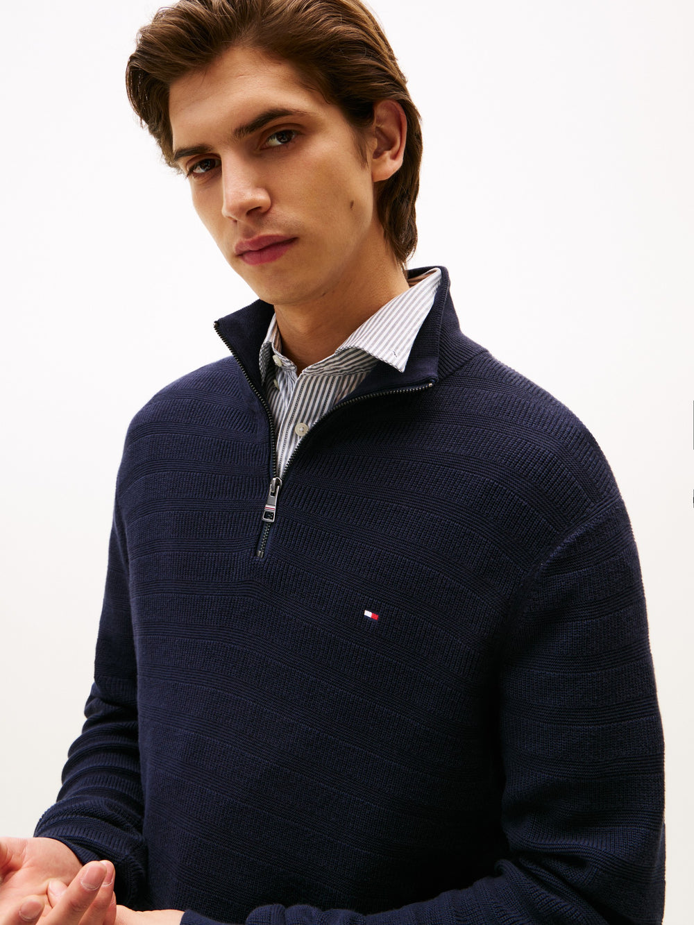 Regular Fit 1/4 Zip Sweater