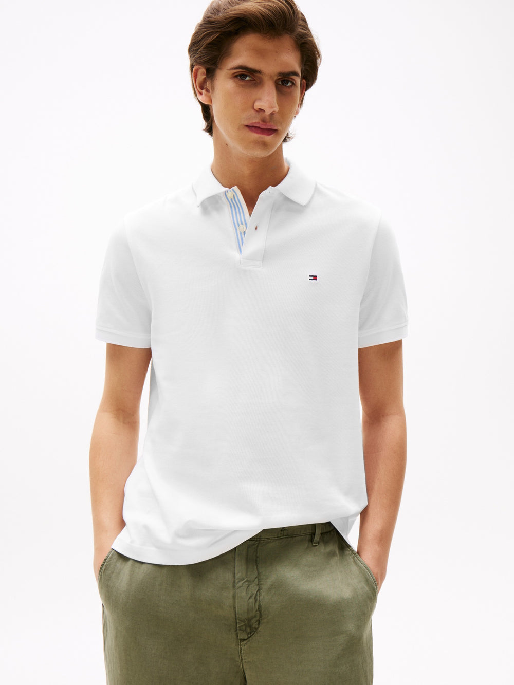 Regular Fit Placket Detailing Pique Polo