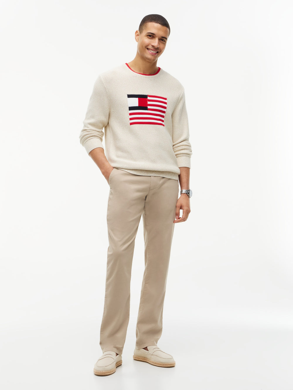 Denton Slim Straight Fit Solid Trouser