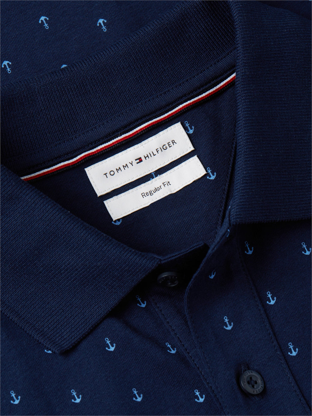 Regular Fit Printed Interlock Polo