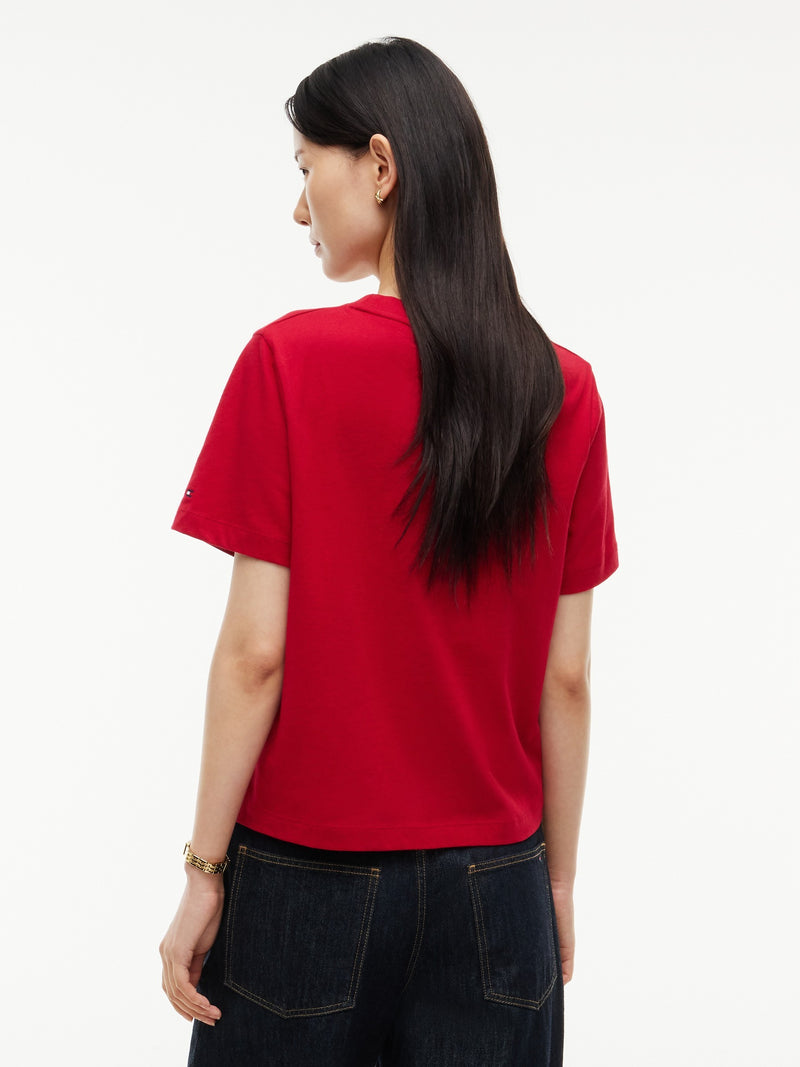 Solid Regular Fit Half Sleeve Cotton Jersey T-Shirt