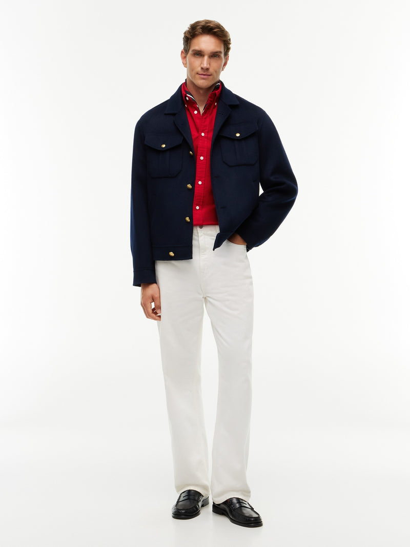 Regular Fit Solid Oxford Shirt