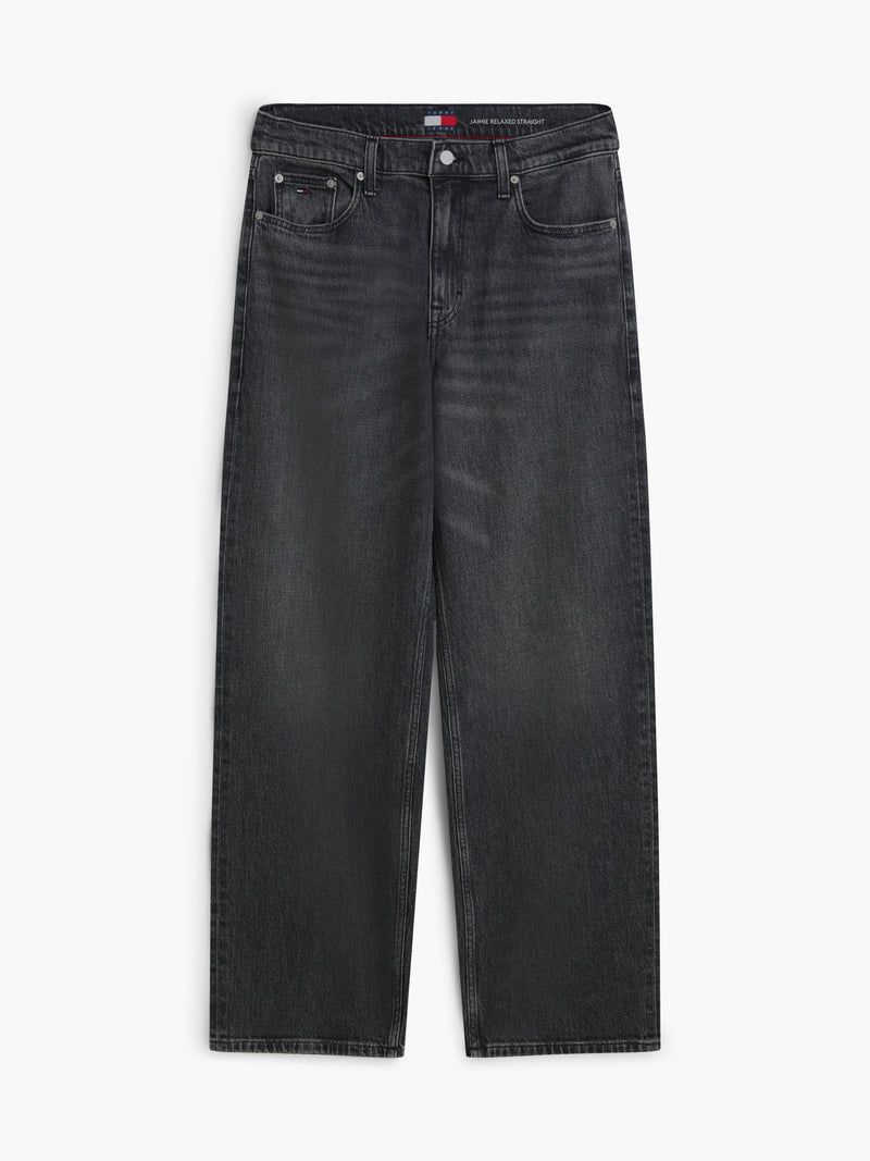 Jaimie Loose Washed Black Jeans