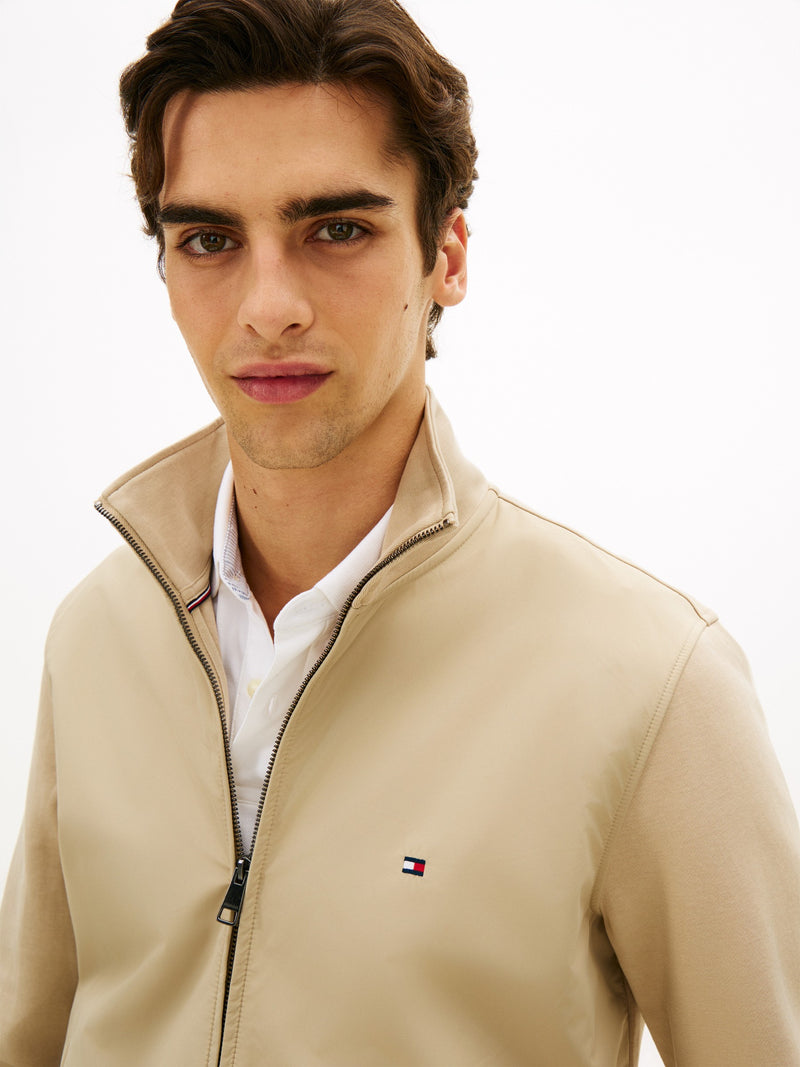 Regular Fit Mix Media Jacket