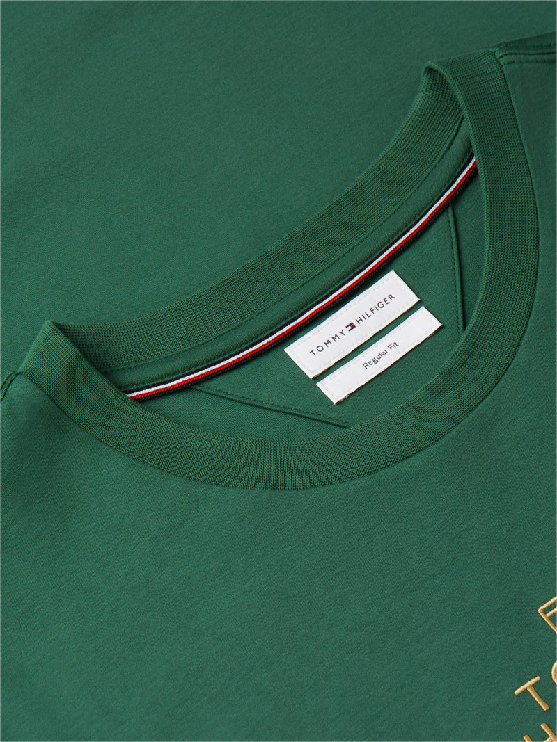 Regular Fit Embroidered Interlock Tshirt