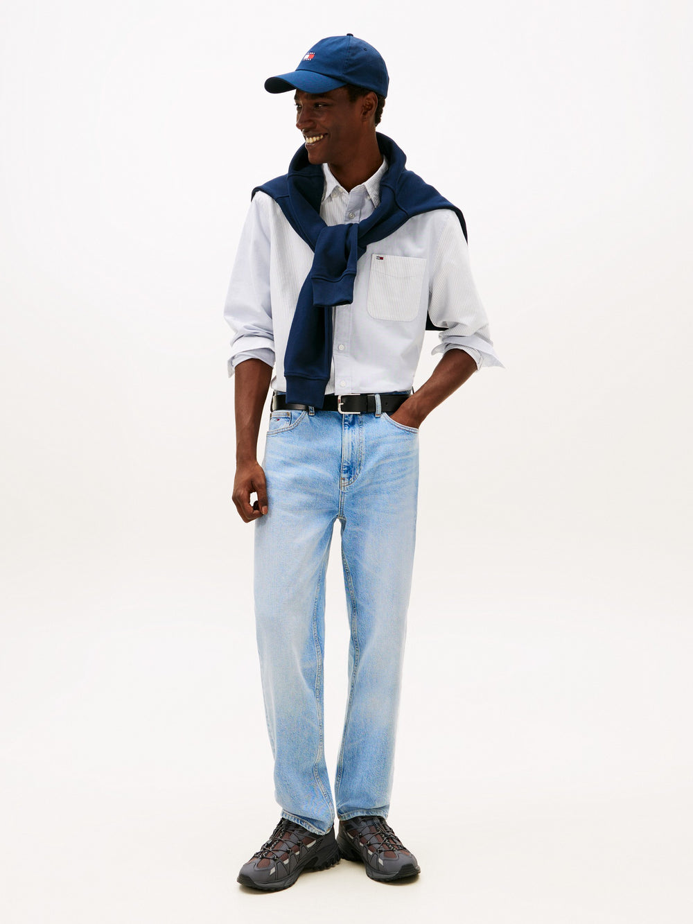 Relaxed Fit Stripe Oxford Shirt
