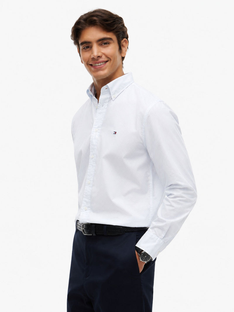 Regular Fit Print Poplin Shirt
