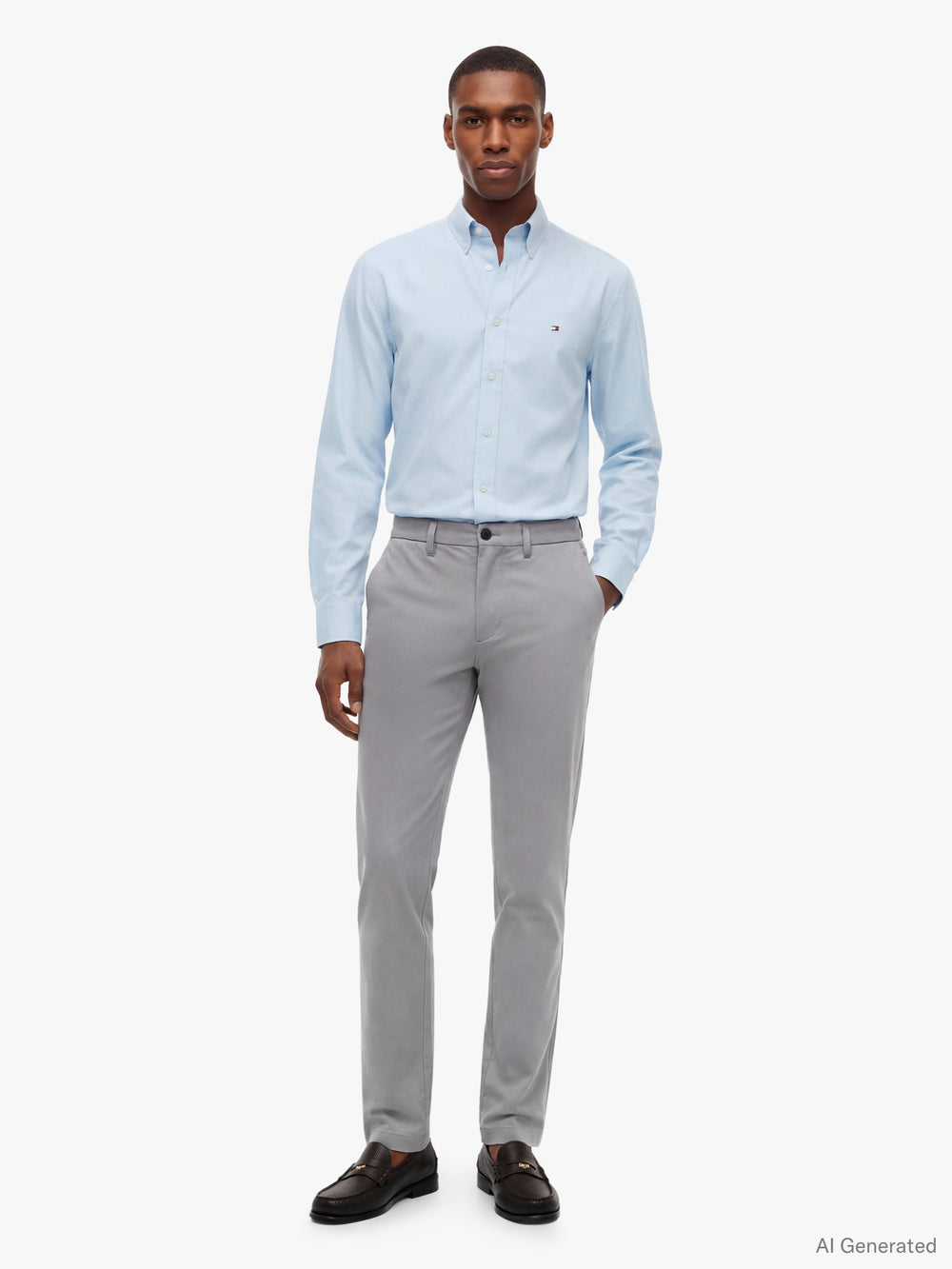Denton Slim Straight Fit Knit Tech Trouser