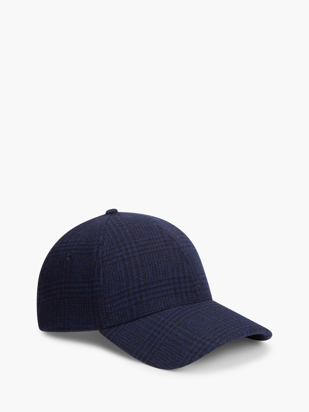 Check 6 Panel Melton Cap