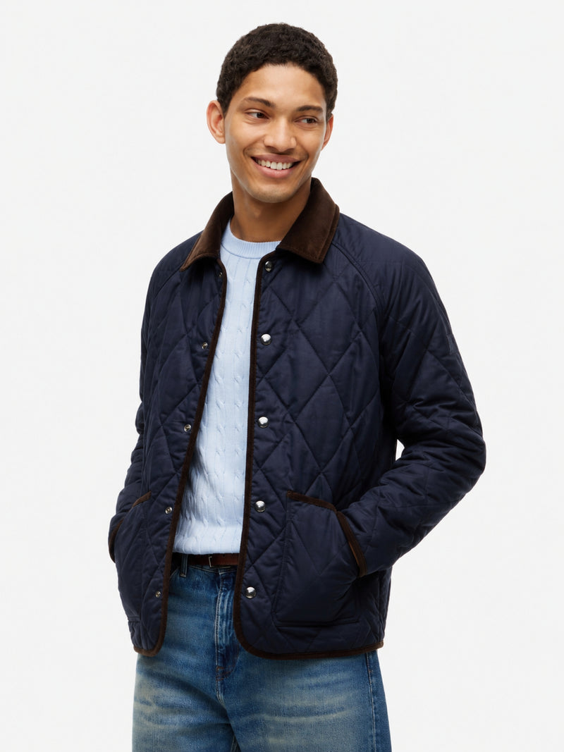 Regular Fit Quilted or Padded Jacket