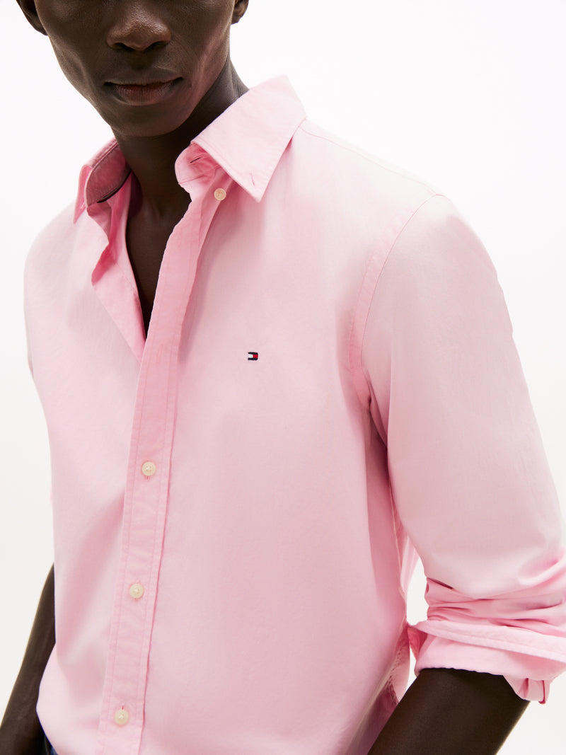 Regular Fit Solid Poplin Shirt