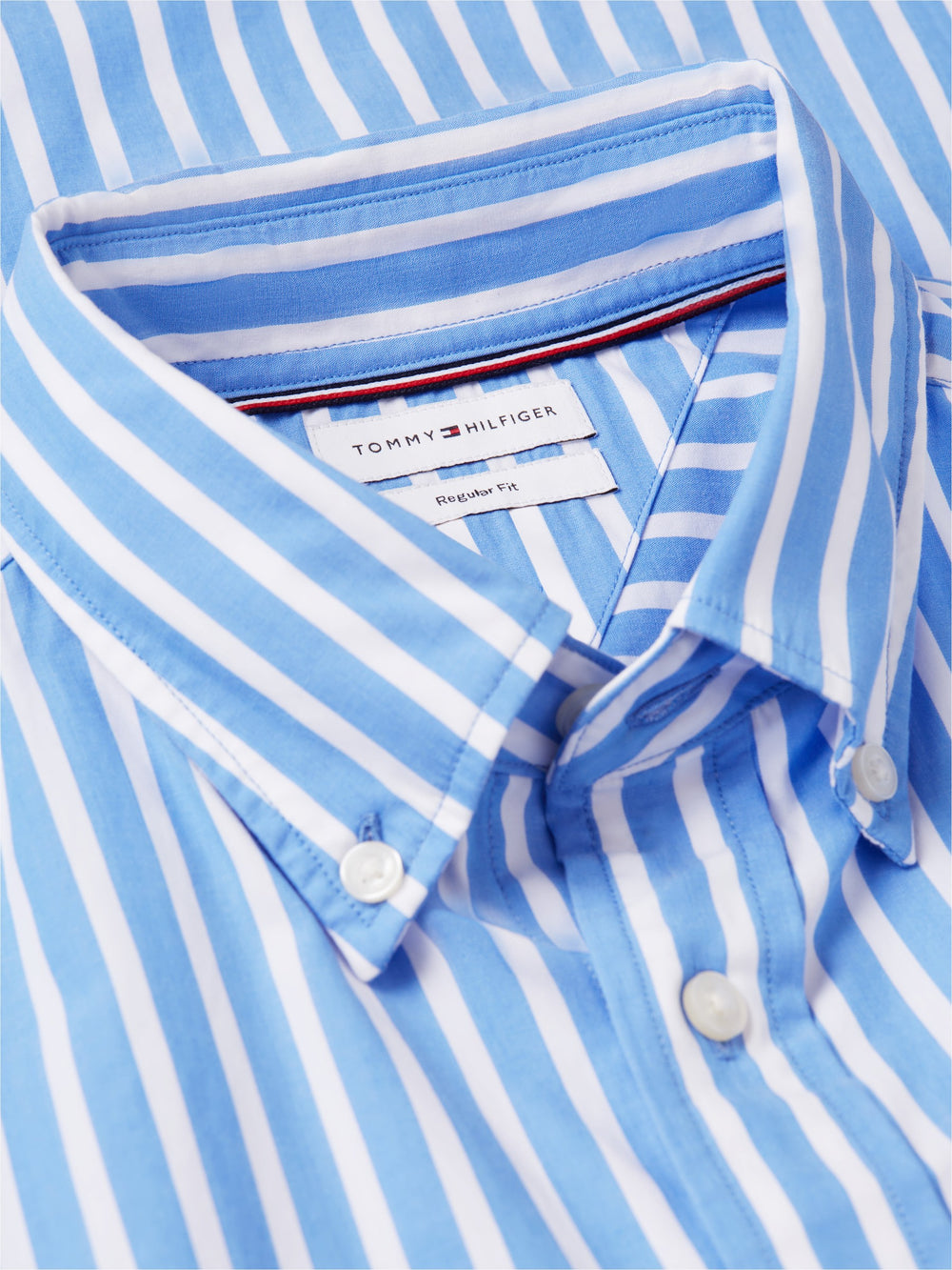 Regular Fit Stripe Poplin Shirt