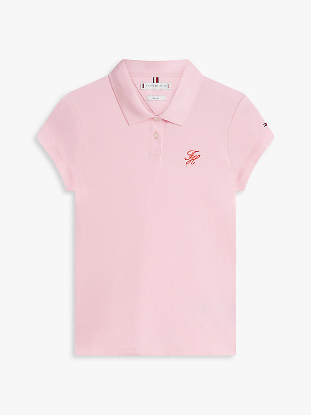 Solid Slim Fit Short Sleeve Pique Polo