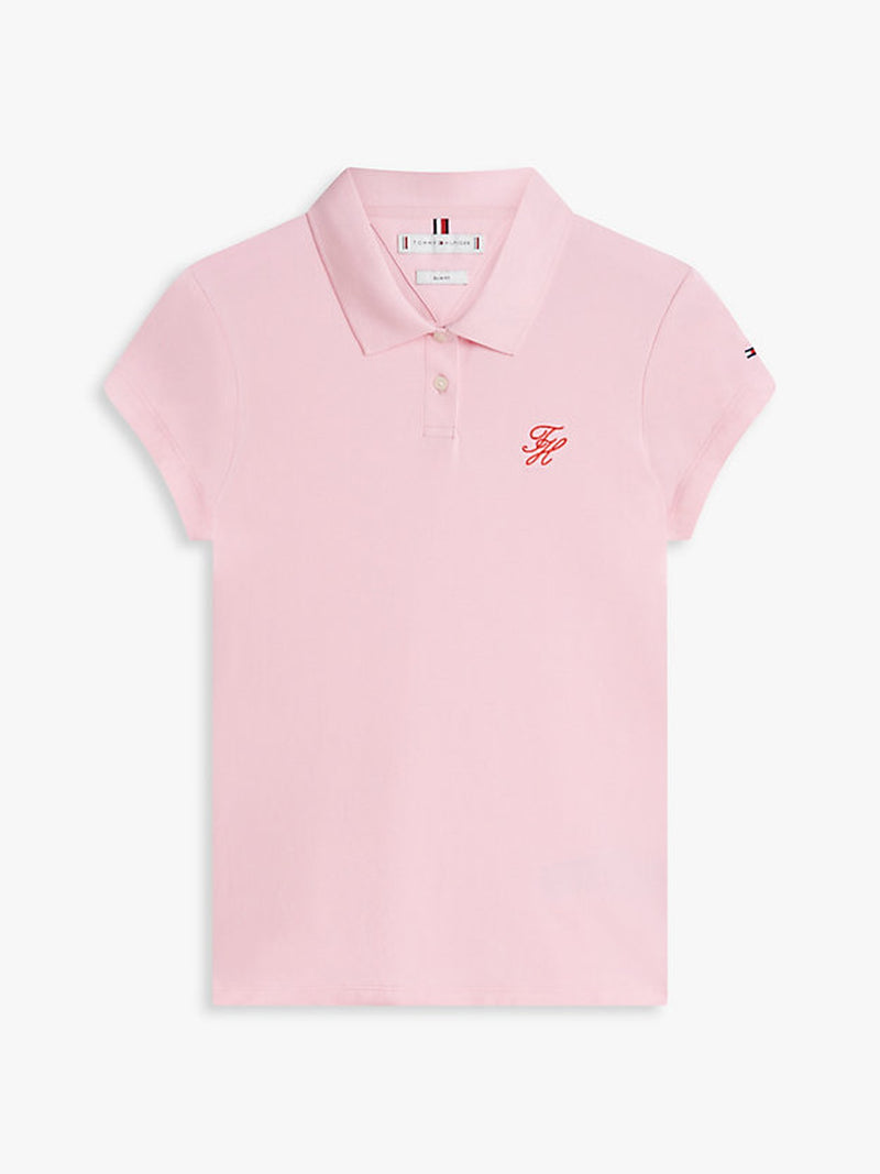 Solid Slim Fit Short Sleeve Pique Polo