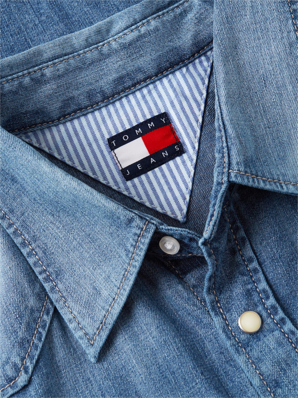 Regular Fit Washed Denim Shirt