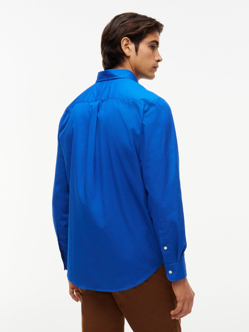 Regular Fit Solid Poplin Shirt