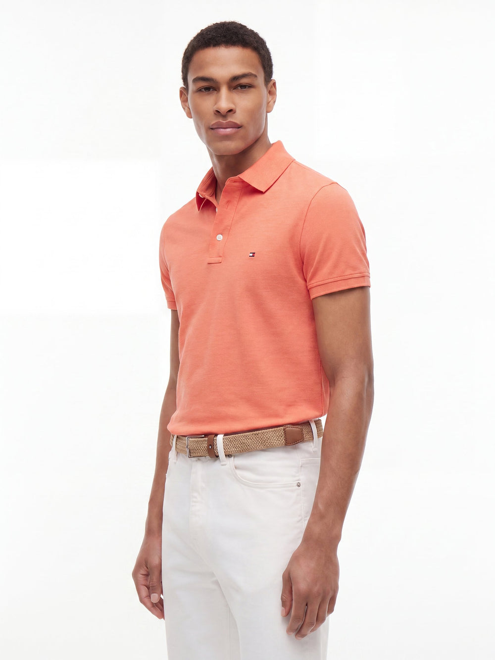 Slim Fit Solid Pique Polo