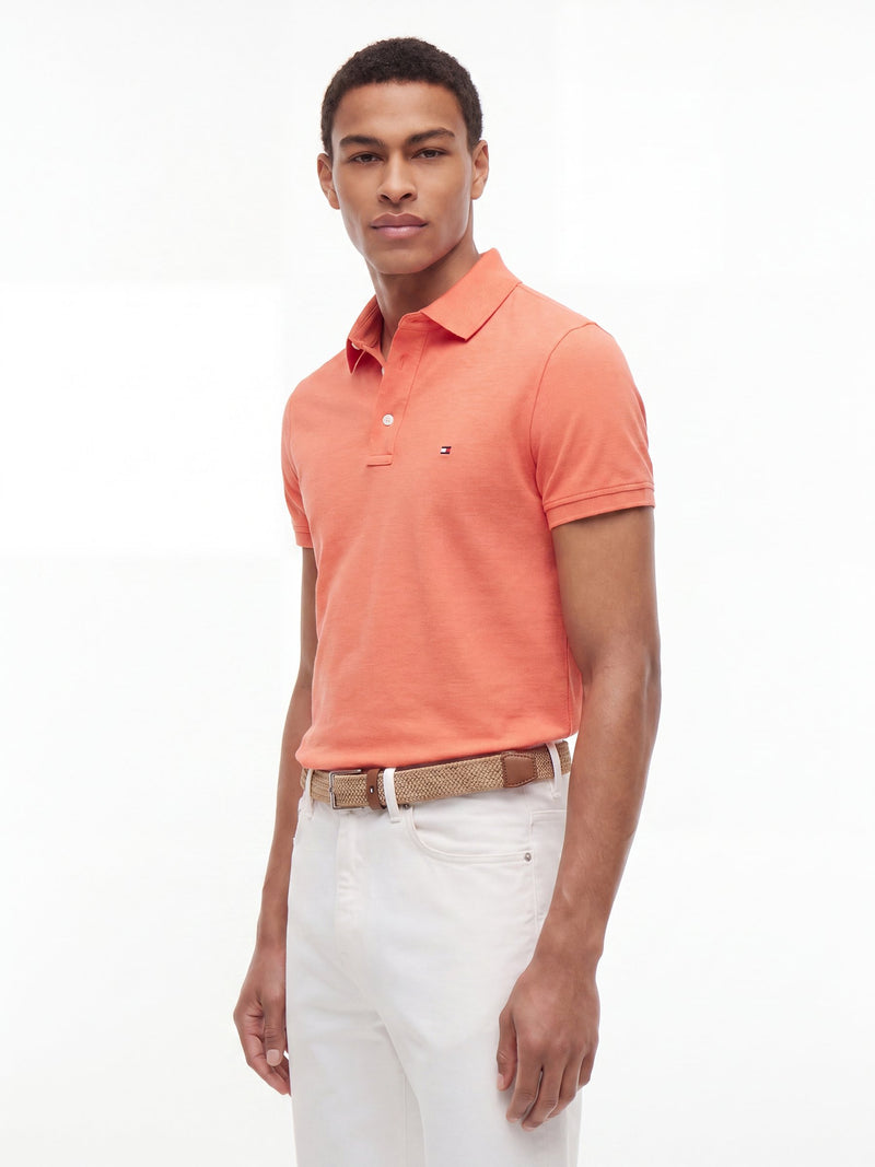 Slim Fit Solid Pique Polo