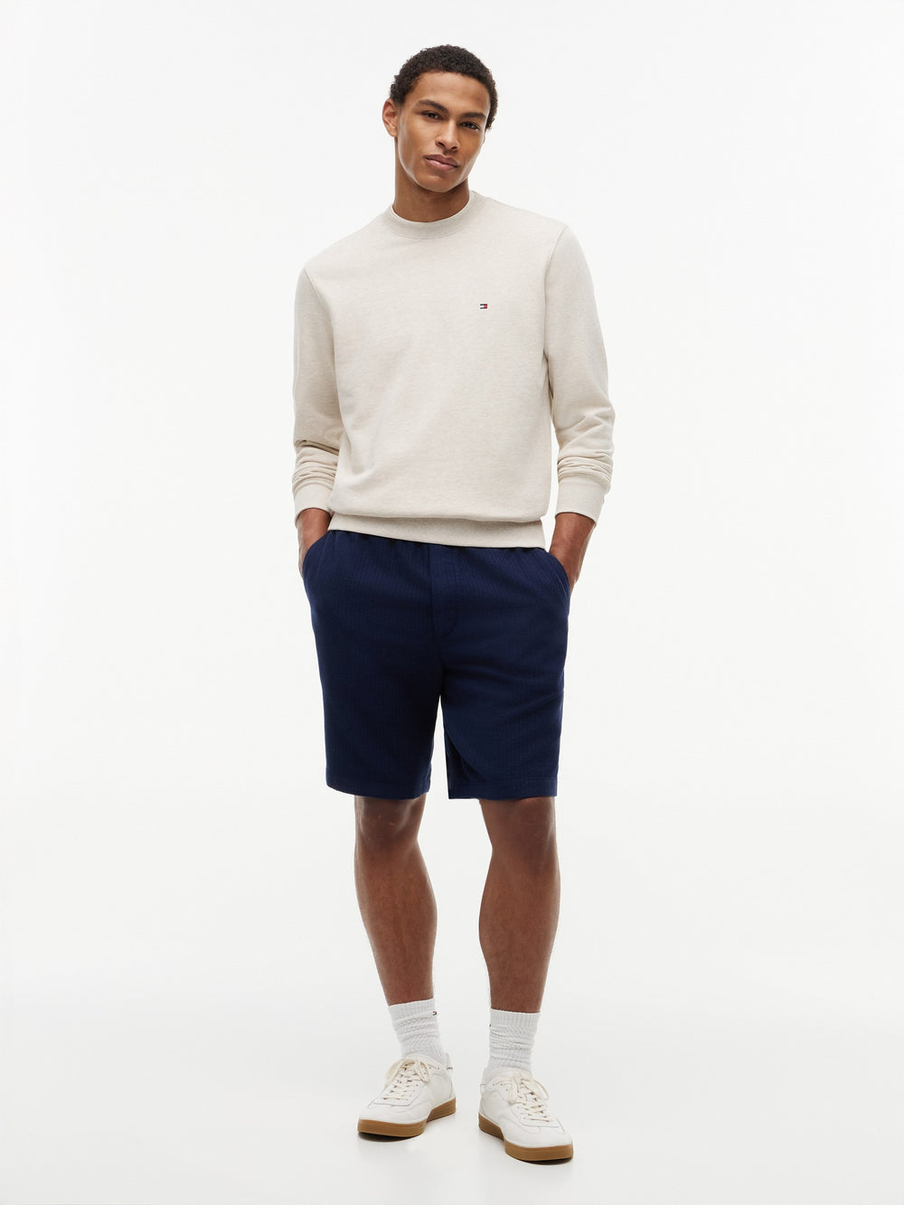 Solid Terry Pullover