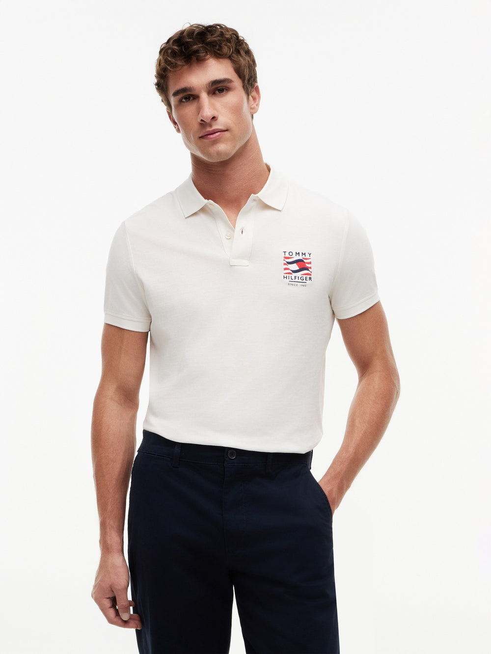 Regular Fit Graphic Pique Polo