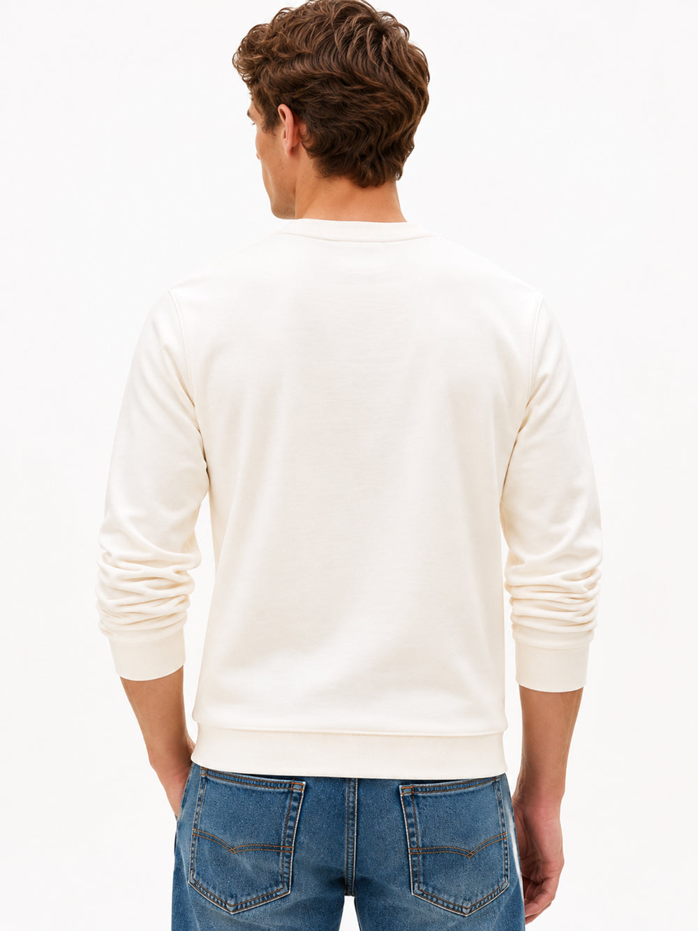 Regular Fit Embroidered Interlock Pullover
