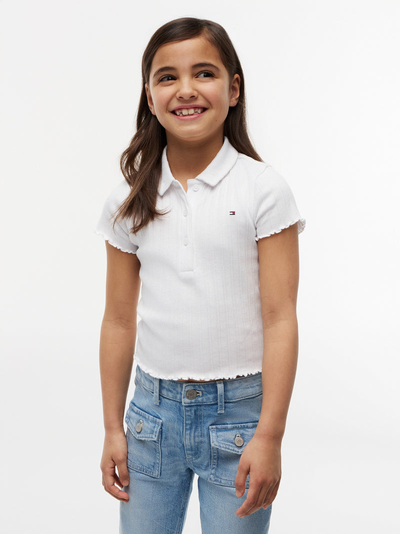 Kids Pointelle Polo