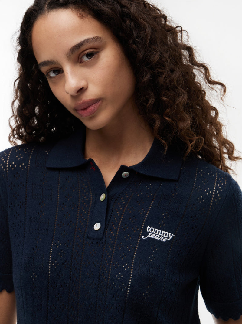 Solid Regular Fit Half Sleeve Ribbed Polo