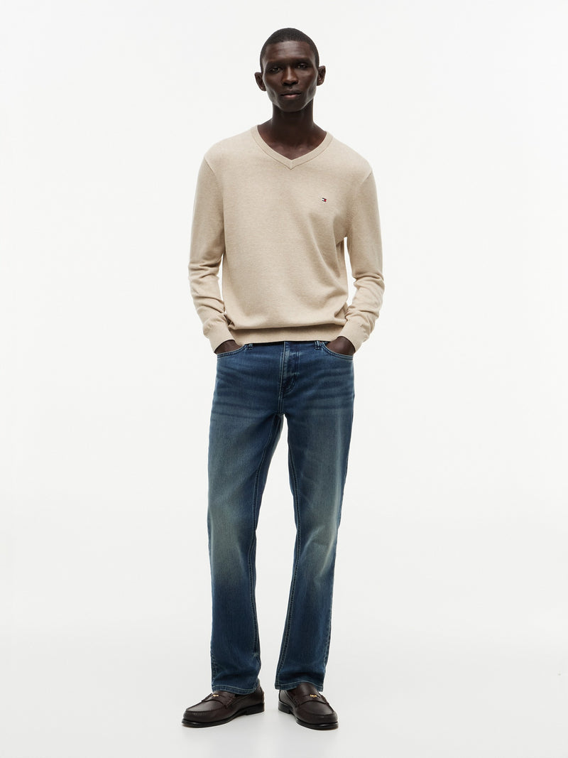 V Neck Solid Sweater