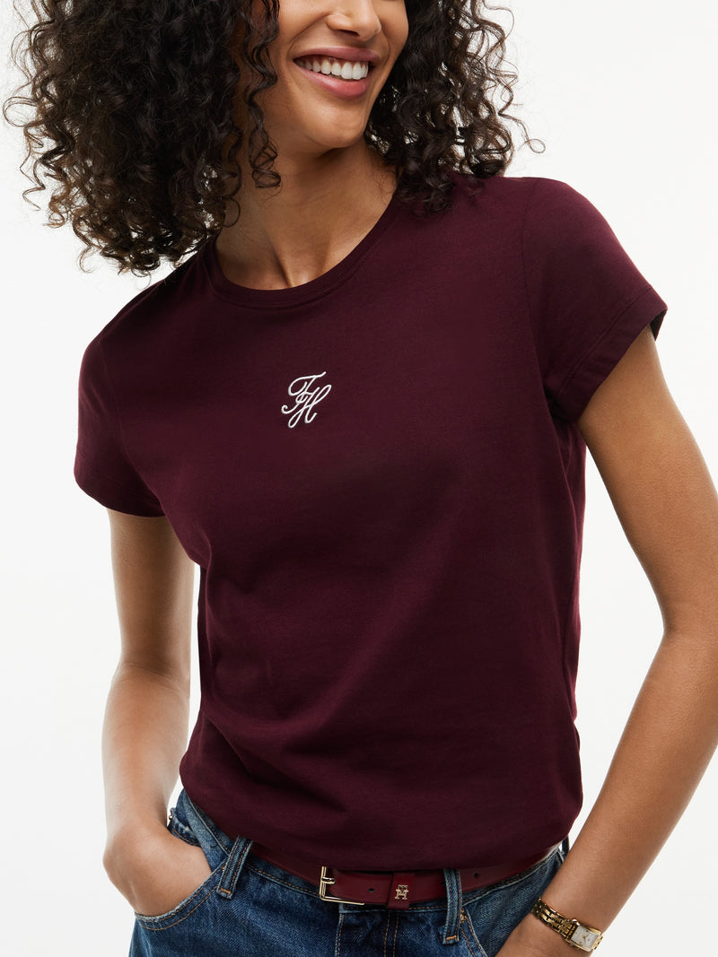 Solid Slim Fit Half Sleeve Cotton Jersey T-Shirt