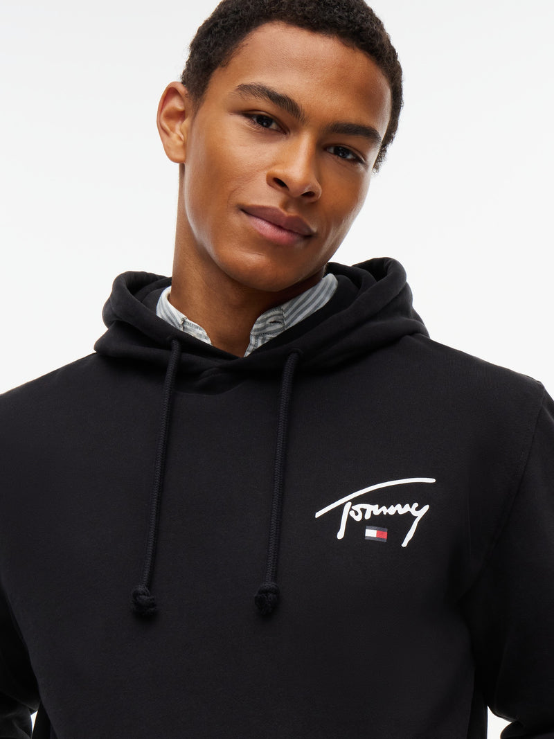 Regular Fit Suede Terry Hooded Sweatshirt