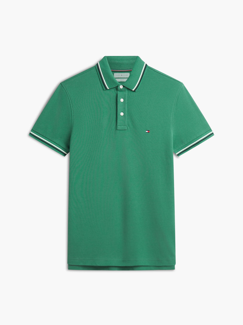 Slim Fit Collar Tipped Polo