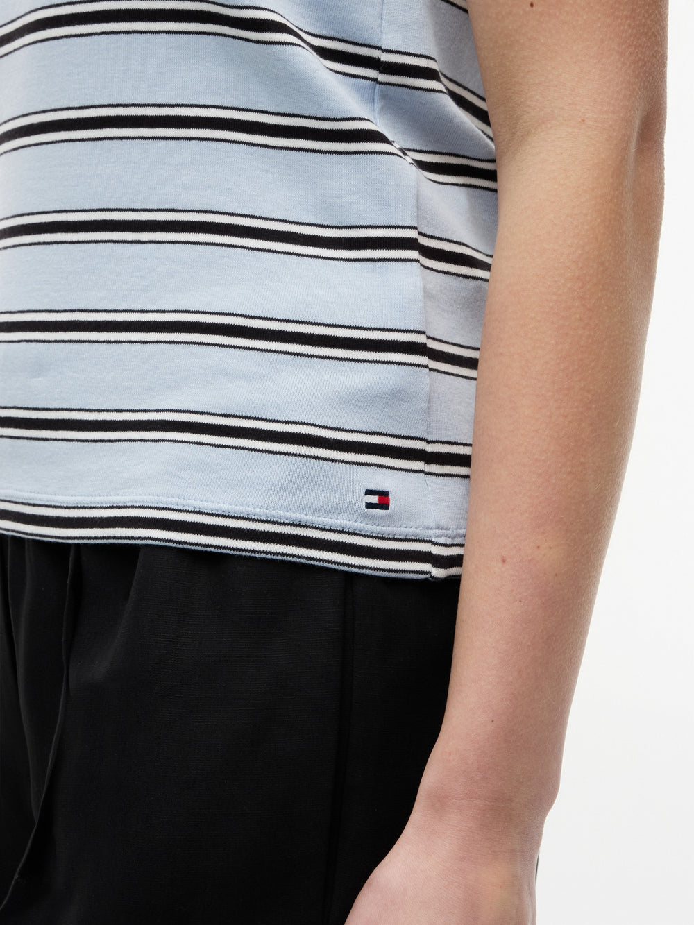 Stripe Slim Fit Full Sleeve Cotton Jersey T-Shirt