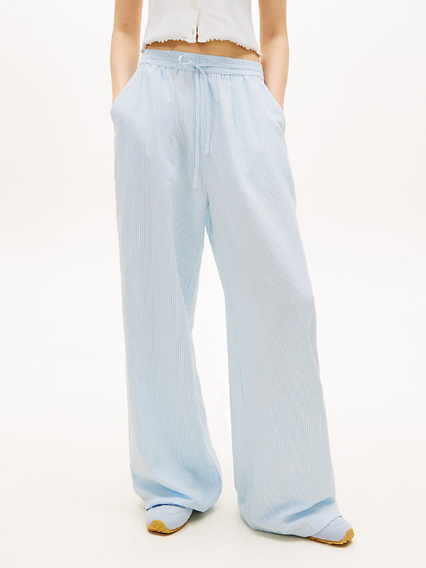 Solid Wide Fit Pants