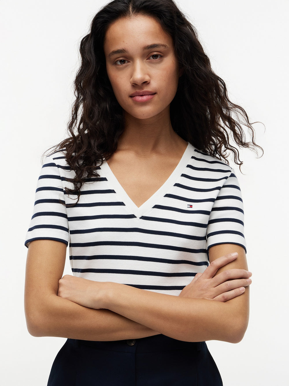 Stripe Slim Fit Half Sleeve Cody T-Shirt