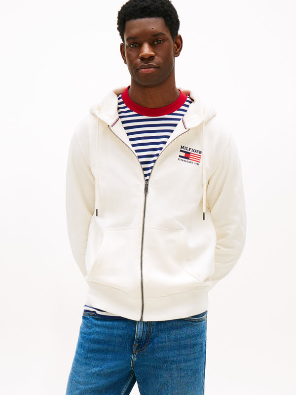 Regular Fit Zip Thru Hoodie